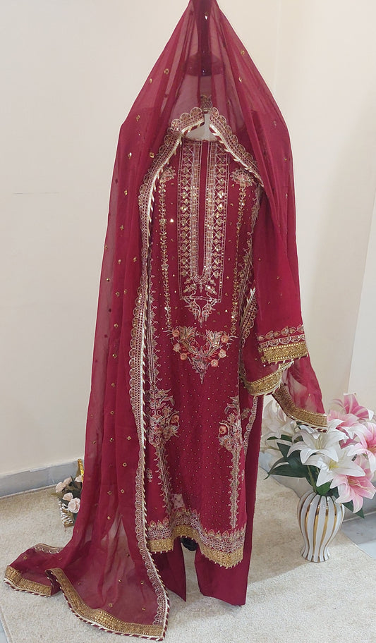 Luxury fancy chiffon
