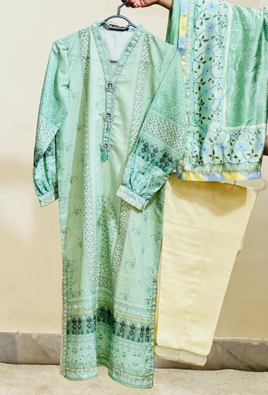 Cotton silk