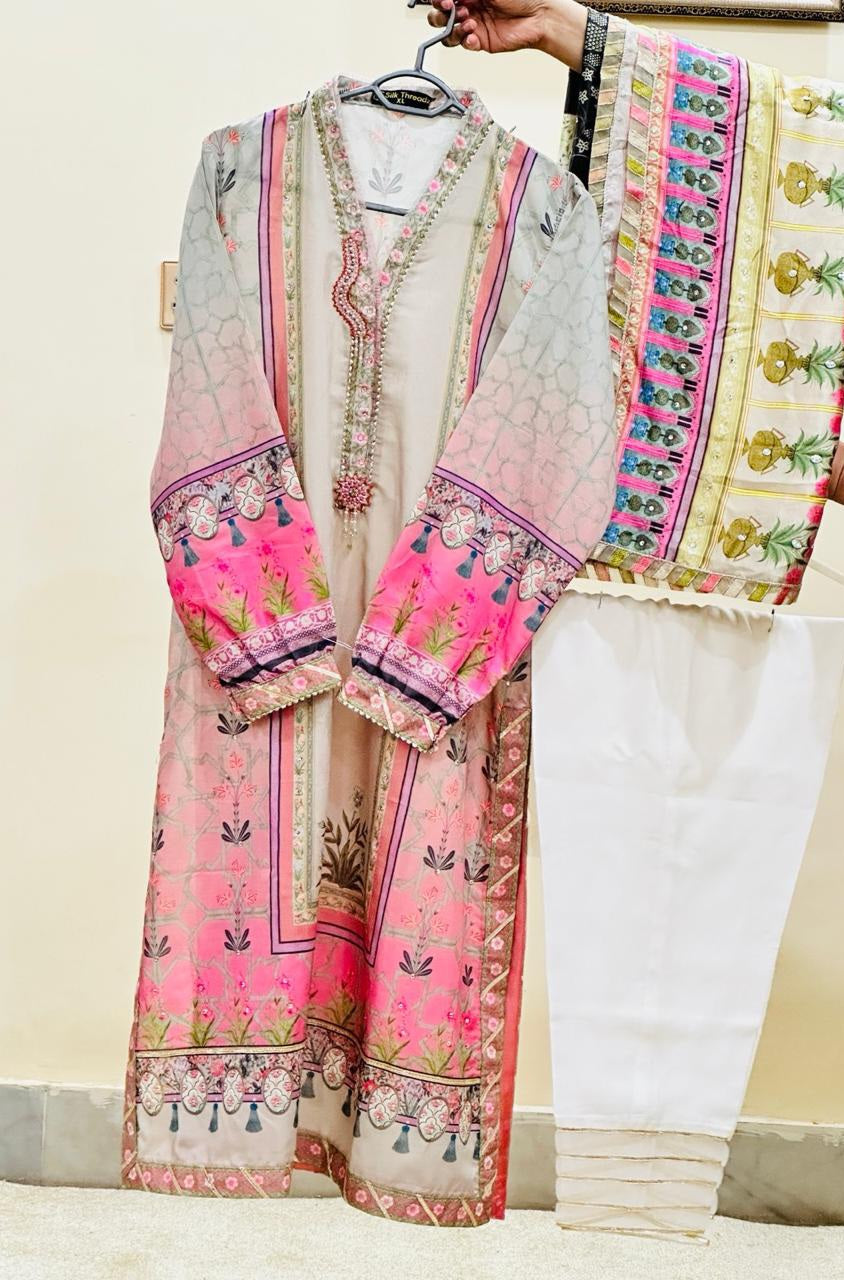 Cotton silk