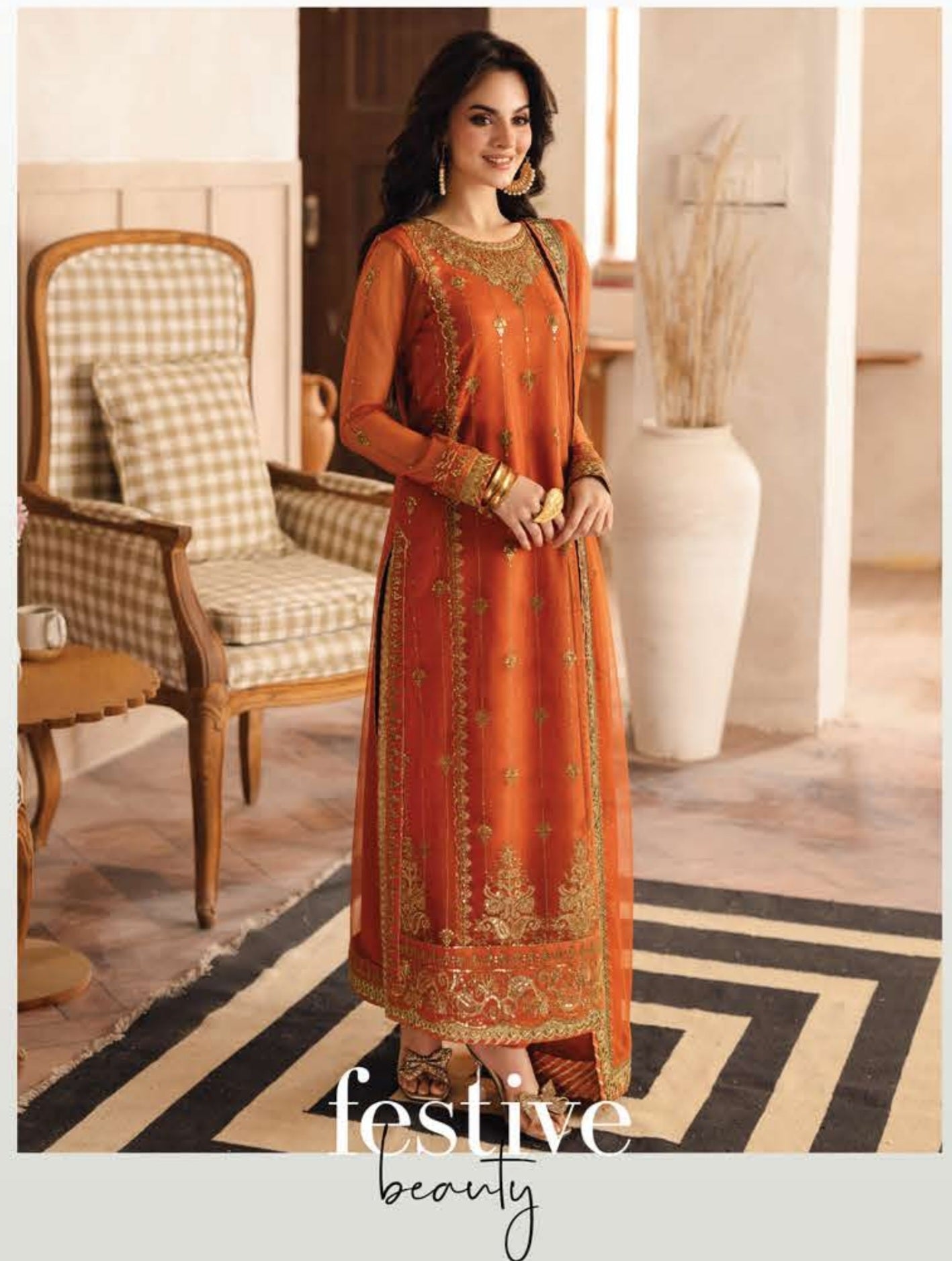 Luxury fancy chiffon