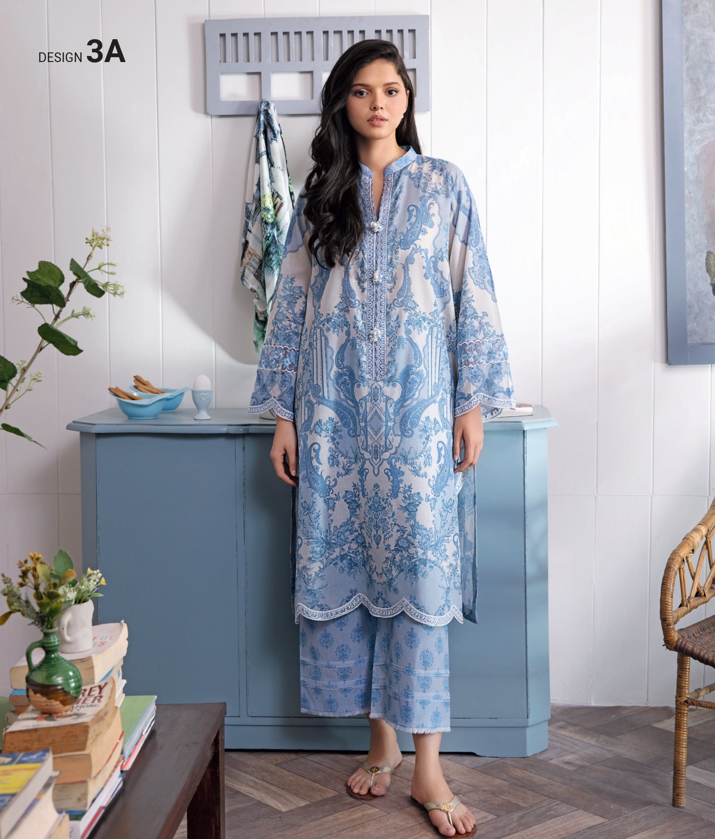Cotton lawn 2 piece