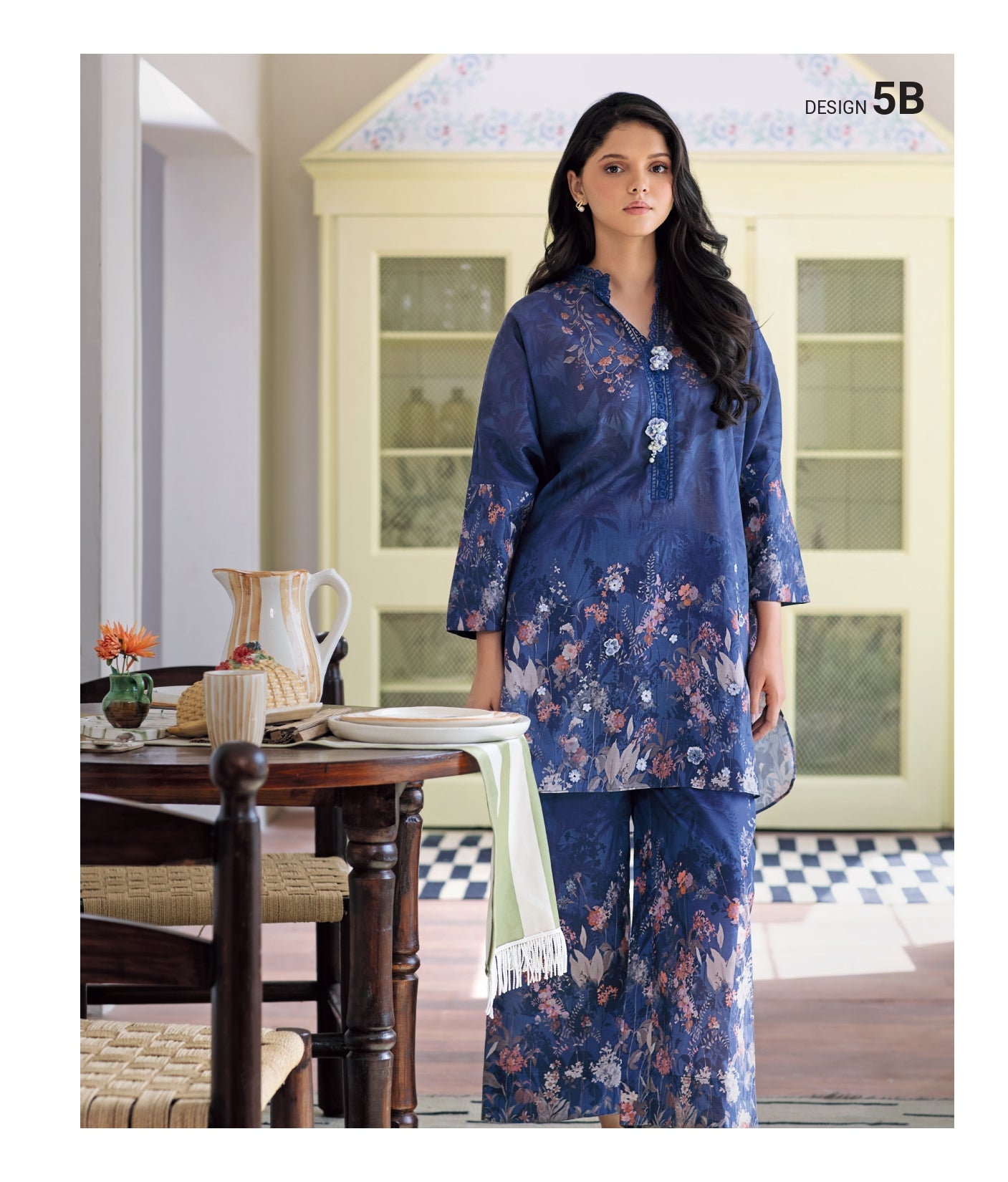 Cotton lawn 2 piece